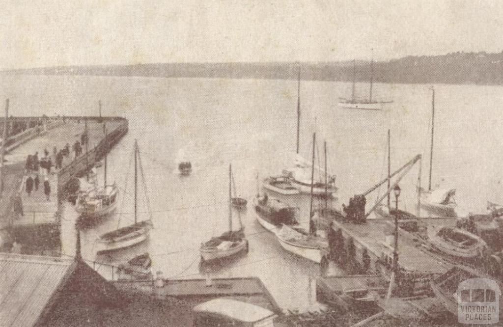 Boats at Mornington, 1929