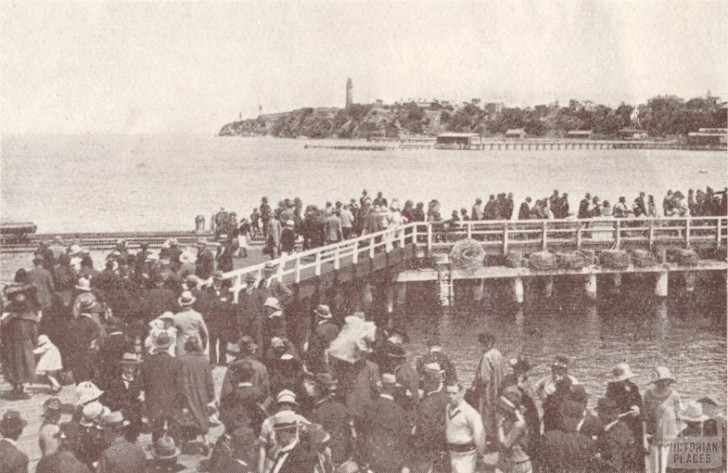 Queenscliffe Pier, 1929