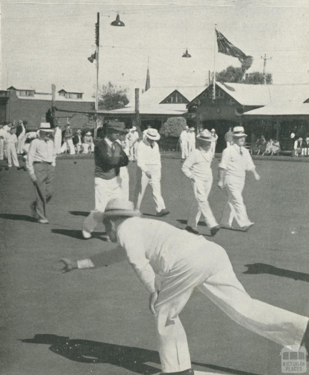 Bowling Club, Annesley Street, Echuca, 1950