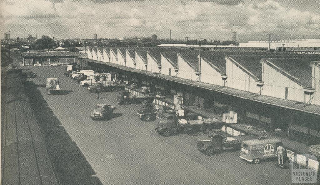 Dynon Freight Terminal, Port Melbourne, 1962