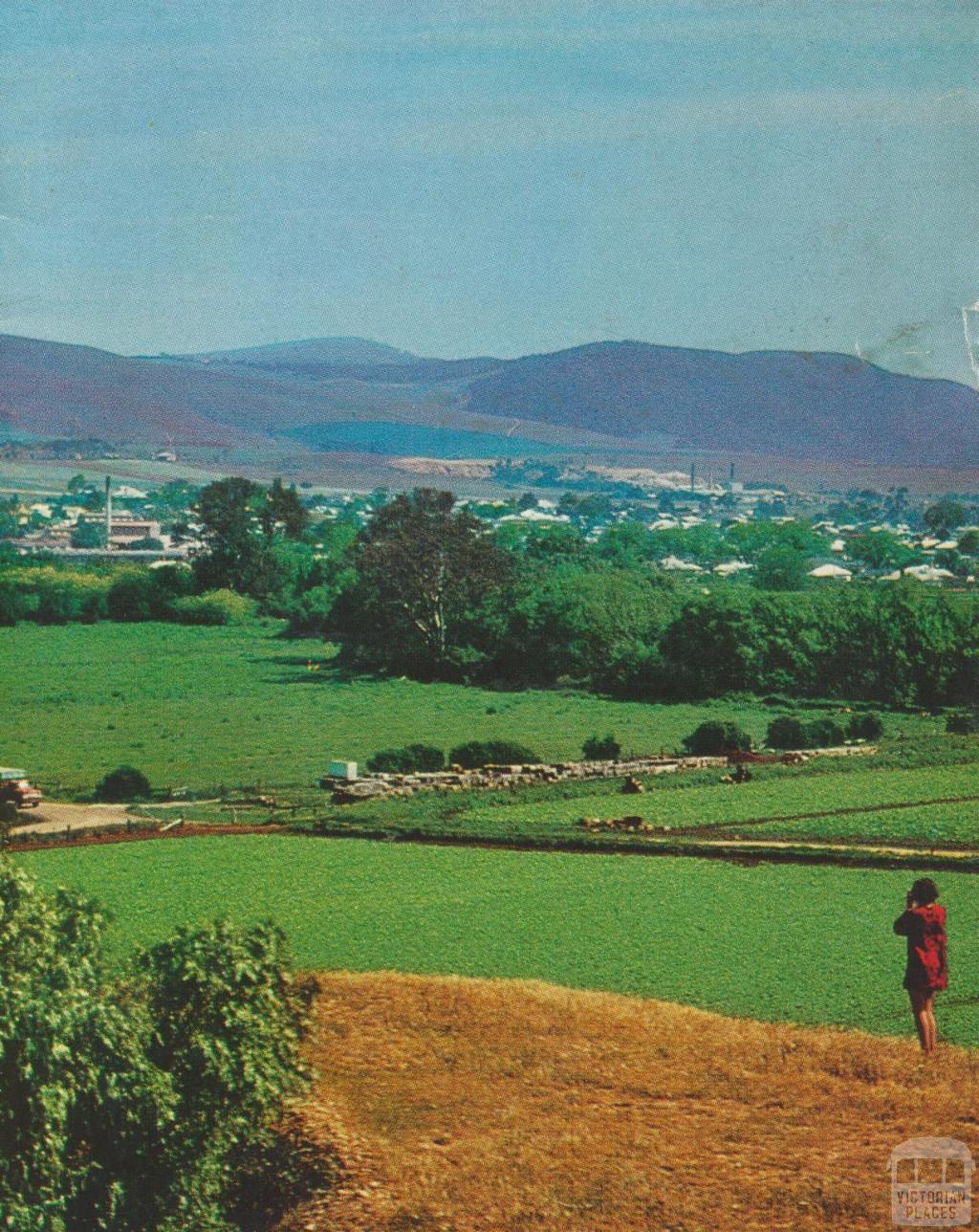 View over Bacchus Marsh, 1968