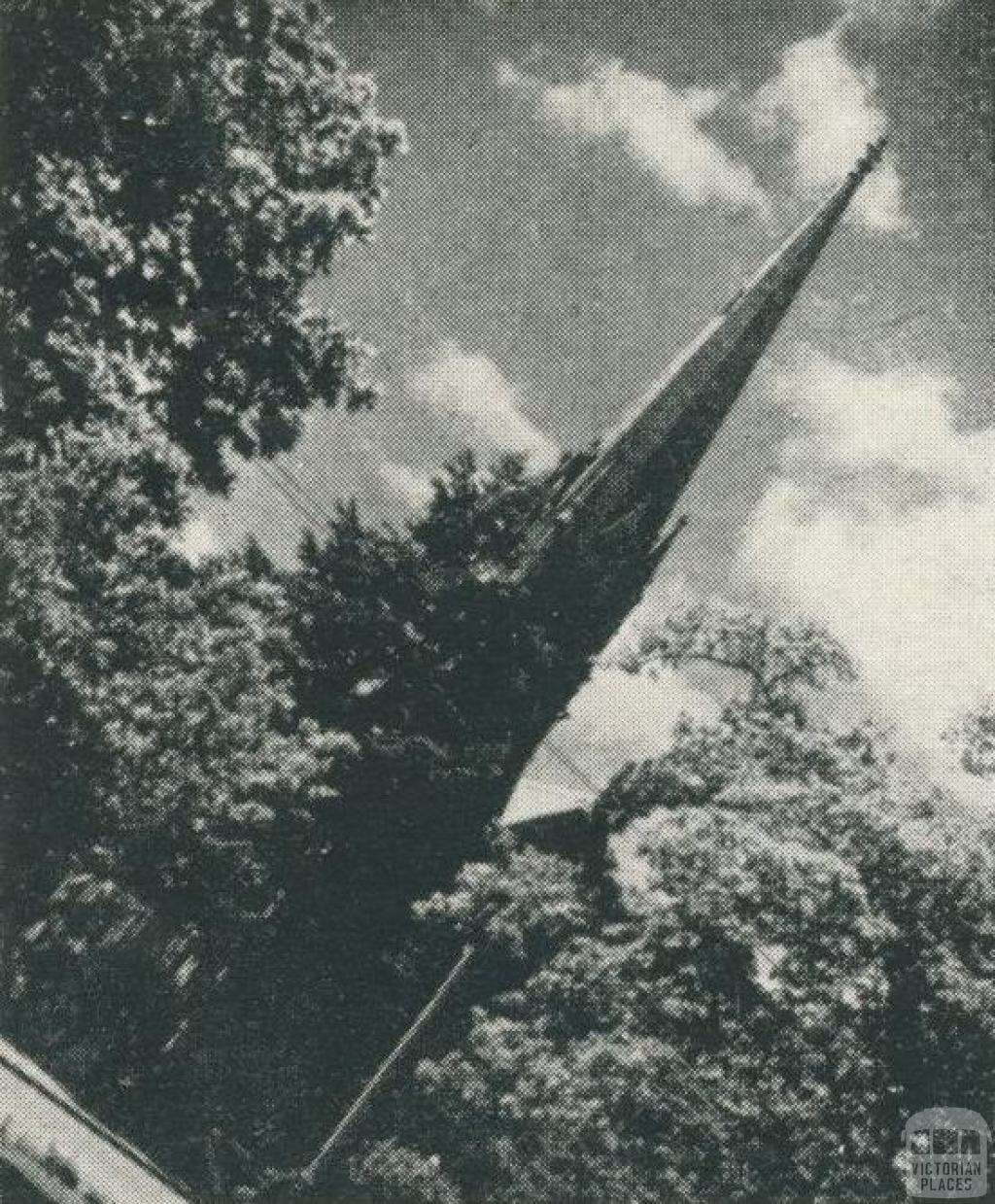 Church Steeple, Ballarat, 1957