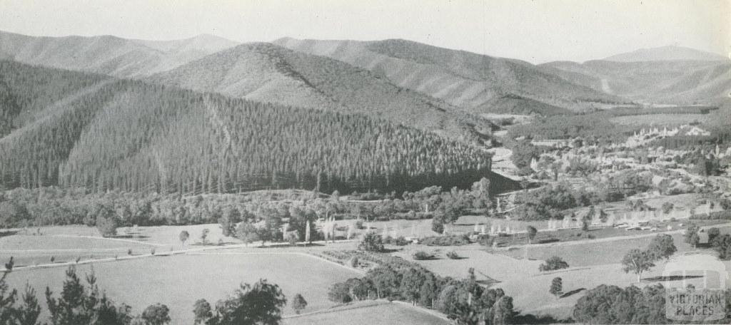 Panorama of Bright, c1960