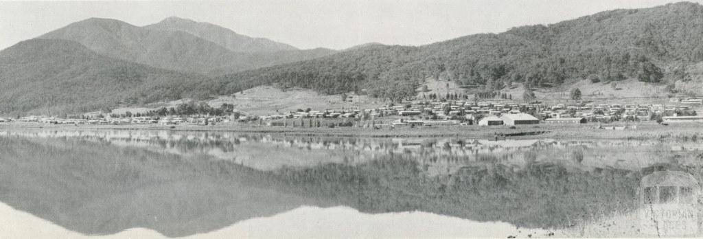 Mount Bogong and Mount Beauty township, c1960