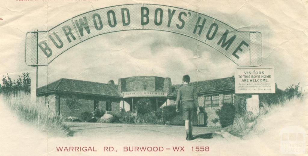 Burwood Boys' Home, 1954