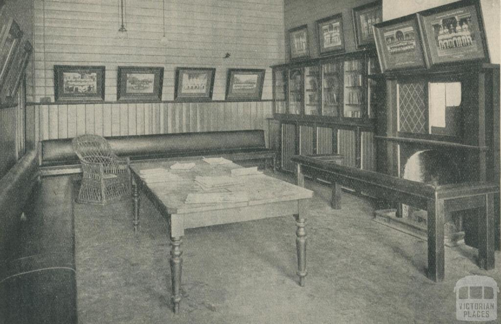 Common Room, Longerenong Agricultural College, Dooen, 1929