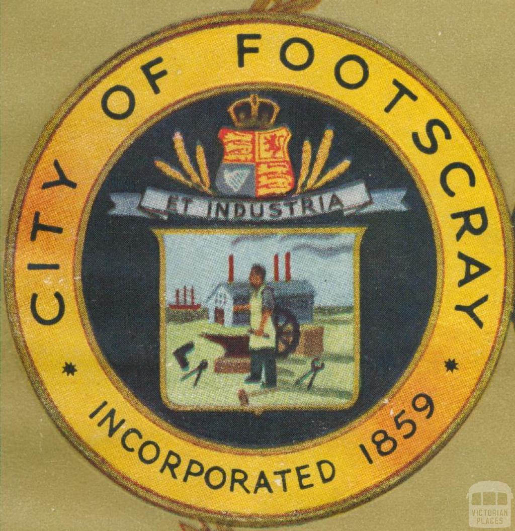 City of Footscray Crest, 1947