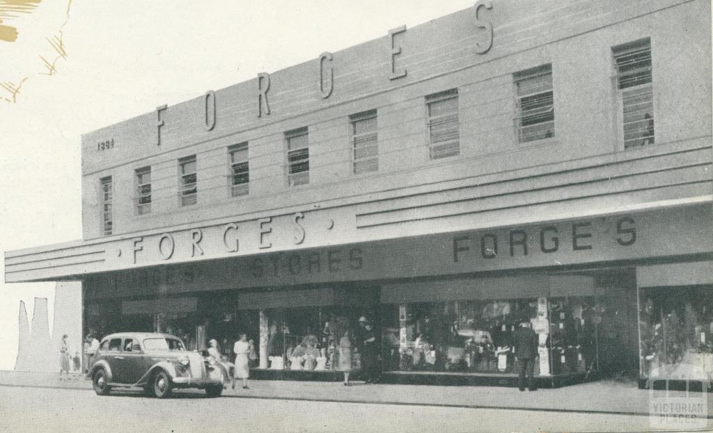 Forge's Store, Footscray, 1947