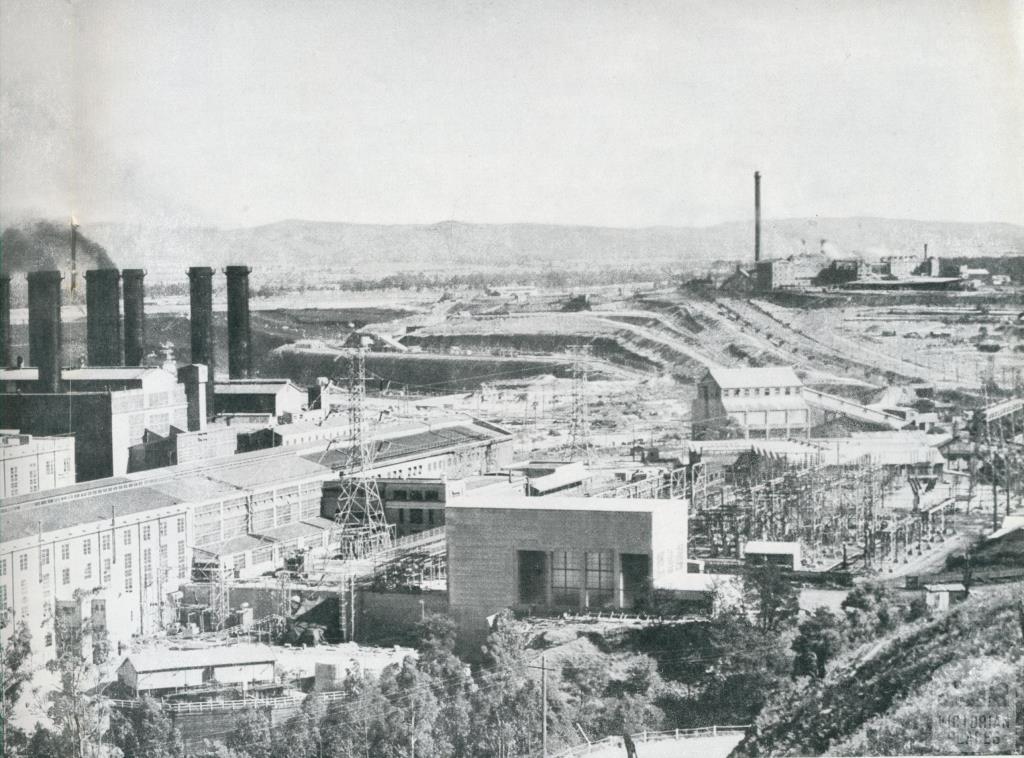 Yallourn power station, 1954