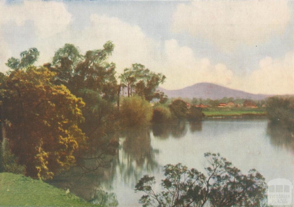 A scene on the Mitchell River, Bairnsdale Shire, 1934