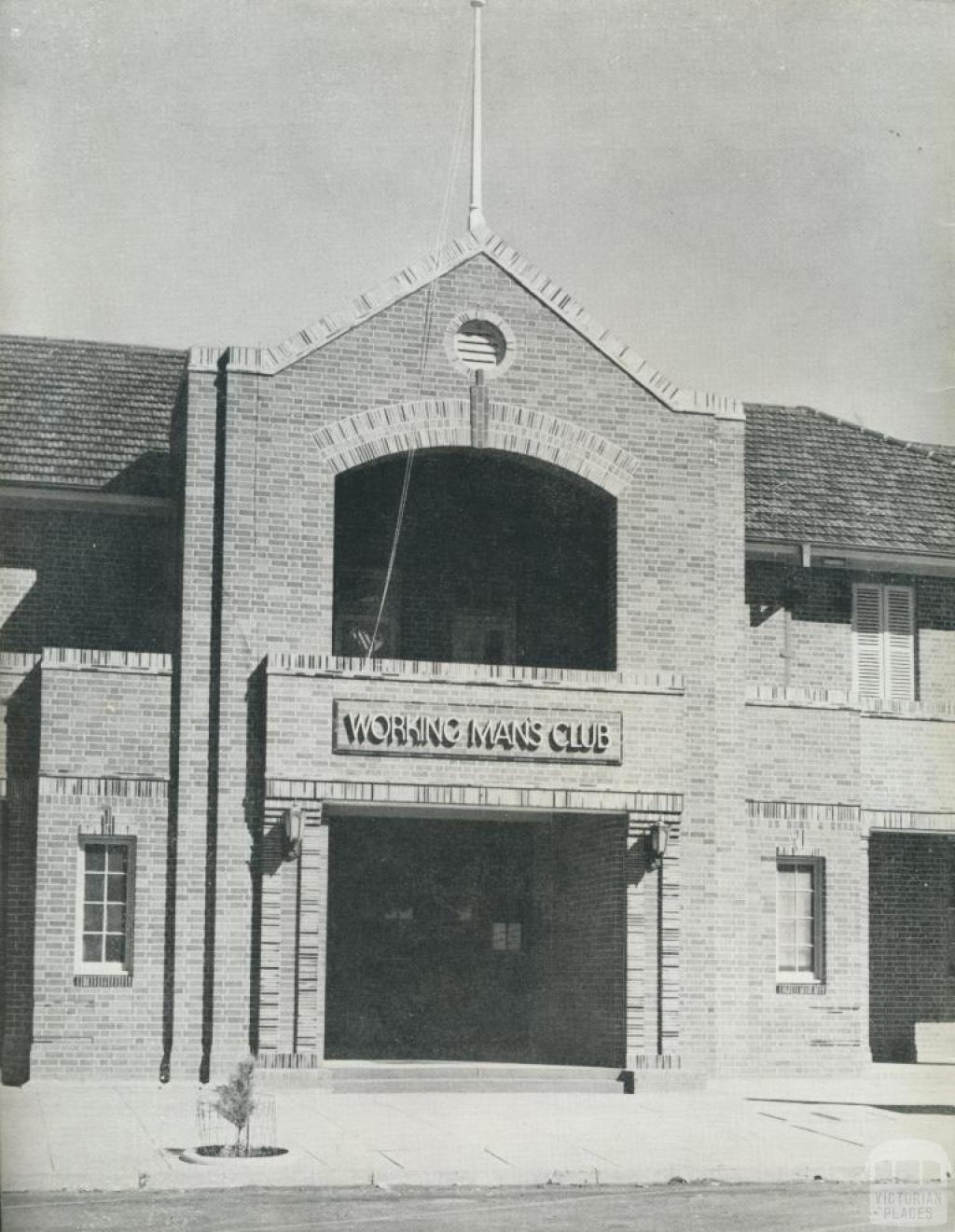 Mildura Working Man's Club, Main Entrance, 1964