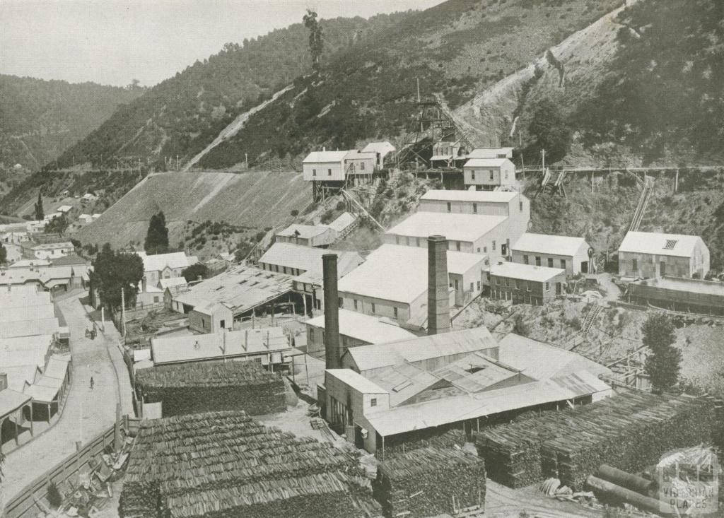 The Long Tunnel Gold Mine, Walhalla, c1910