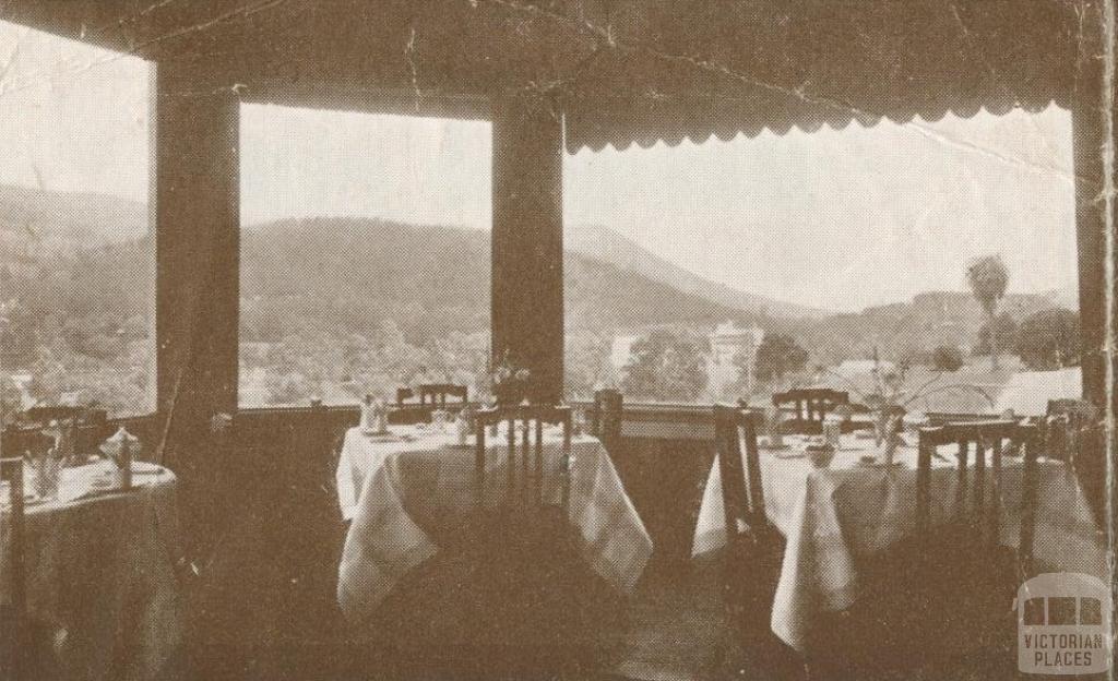 Dining Room, Warburton Hydro and Hospital