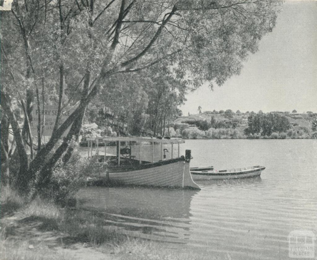 Ferry, Lake Daylesford, 1959