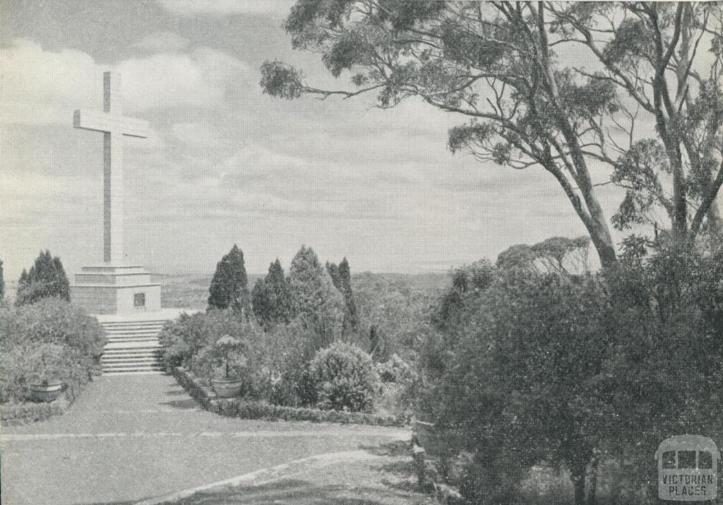 Memorial Cross, Mount Macedon, 1959