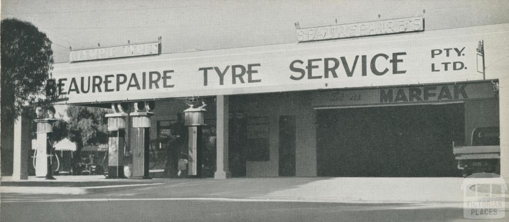 Beaurepaire Tyres, Mildura Branch, 1947