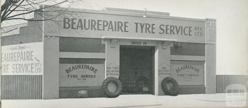 Beaurepaire Tyres, Colac Branch, 1947