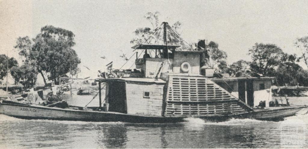 Paddle Steamer Adelaide, Echuca, 1961