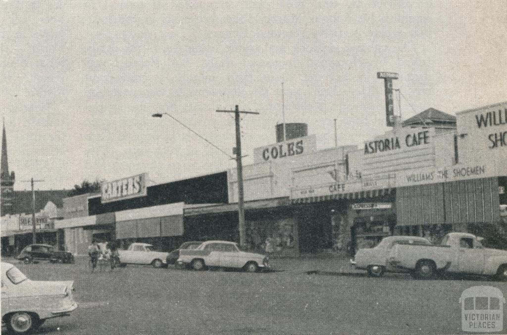 Shopping facilities, Echuca, 1961