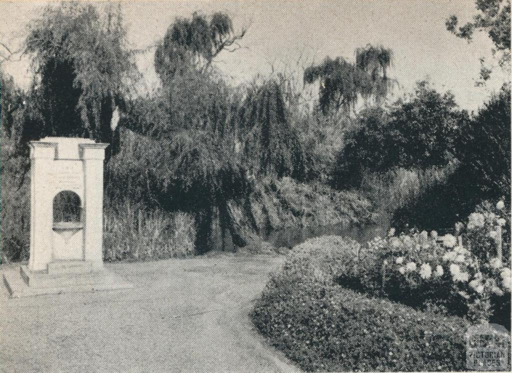 Gardens and Lake, Phillips Island, Maryborough, 1961