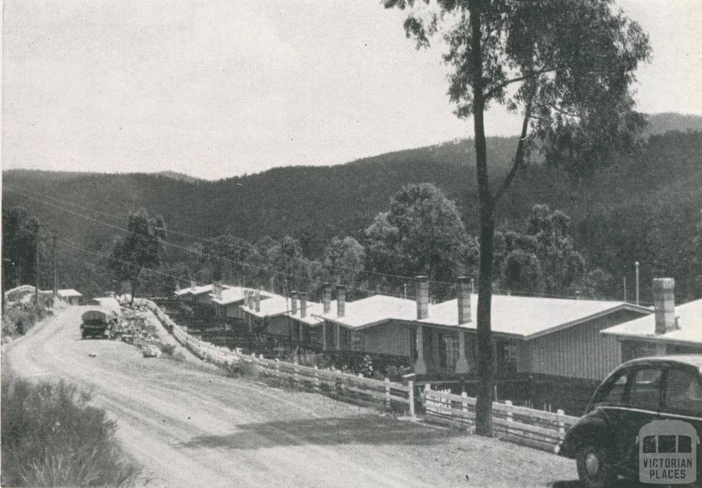 Part of the Upper Yarra Township, 1955