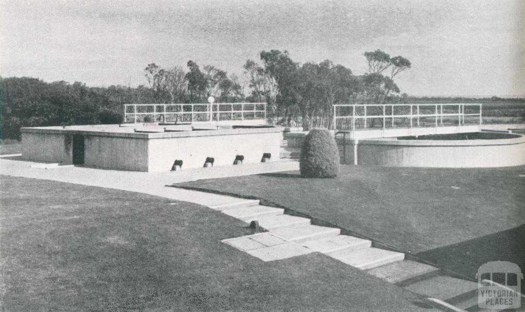 Sedimentation Tanks at Braeside Treatment Works, 1956