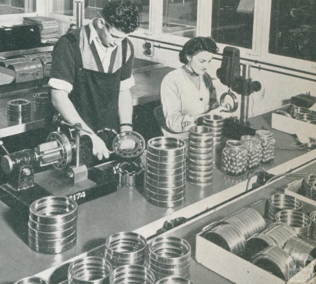 Ball Bearing Production, Echuca, c1952