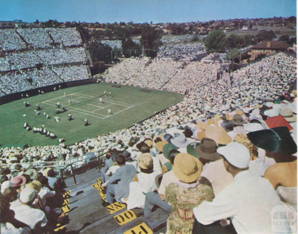 World Tennis Arena, Kooyong, 1958