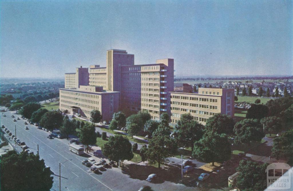 The Royal Melbourne Hospital, Parkville, 1958