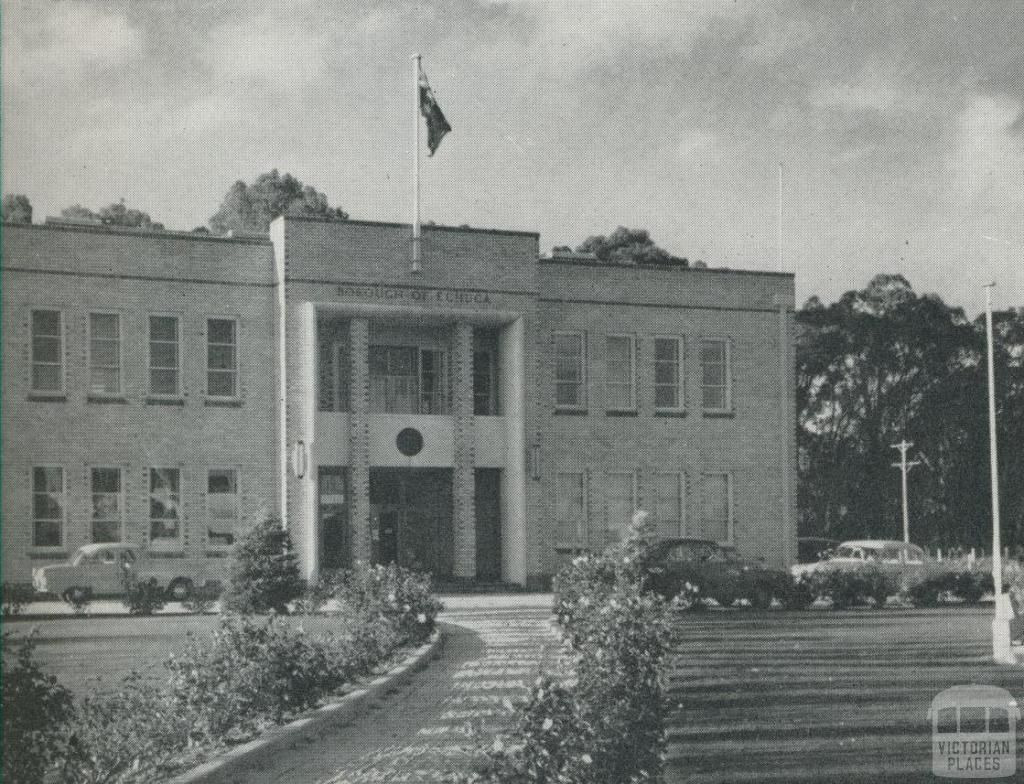 Civic Headquarters, Echuca, 1958