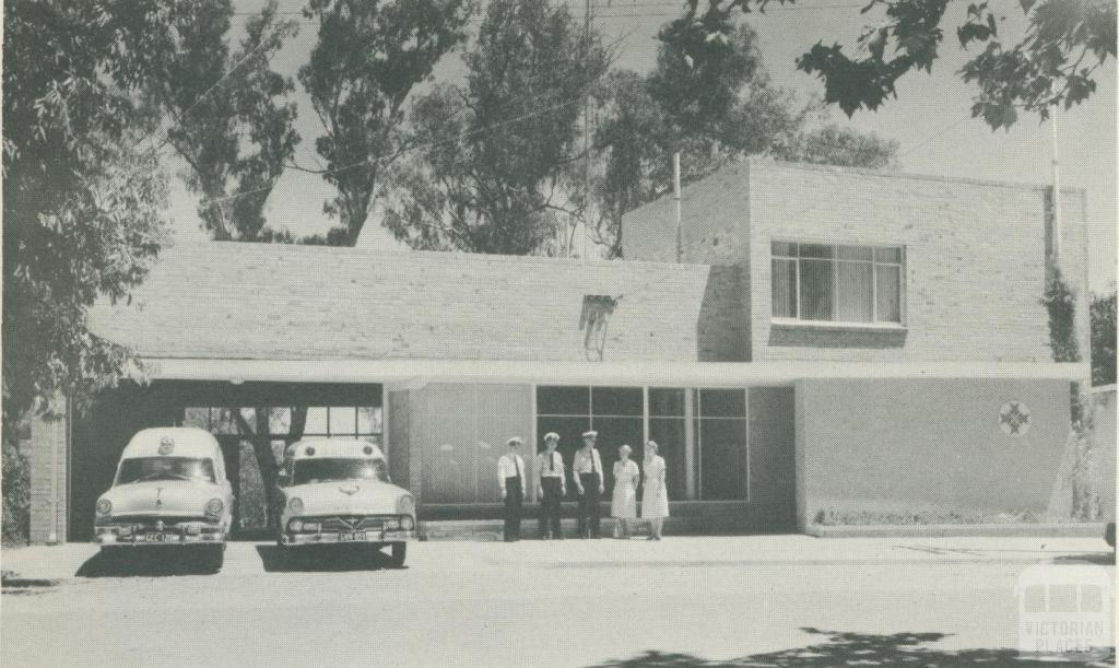 The Ambulance Station, Wangaratta, 1960