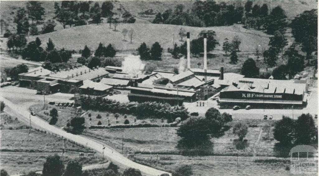 Korumburra butter factory, 1955