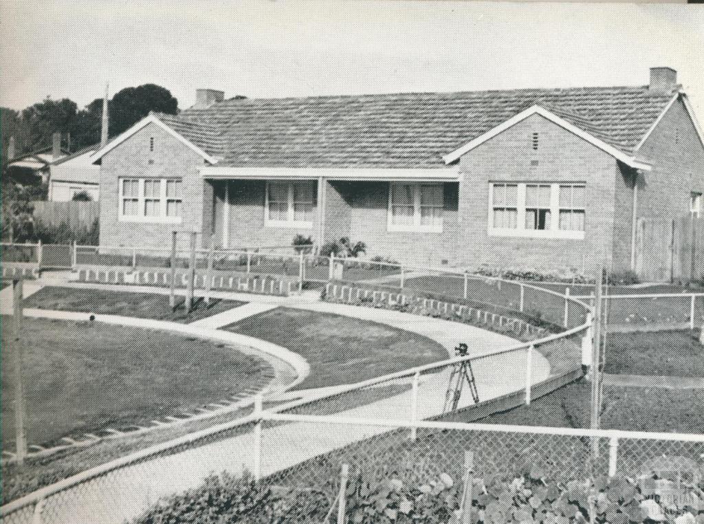 A housing duplex, Newtown Estate, 1942