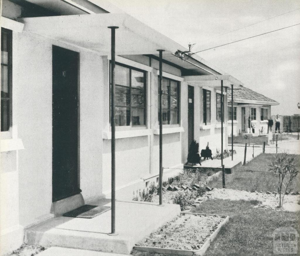 Pre-cast concrete homes, Fishermans Bend, 1942