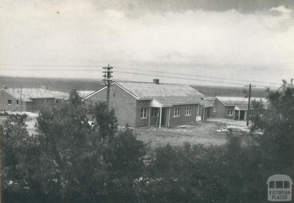 Housing Commission Estate at Warrnambool, overlooking the southern ocean, 1942