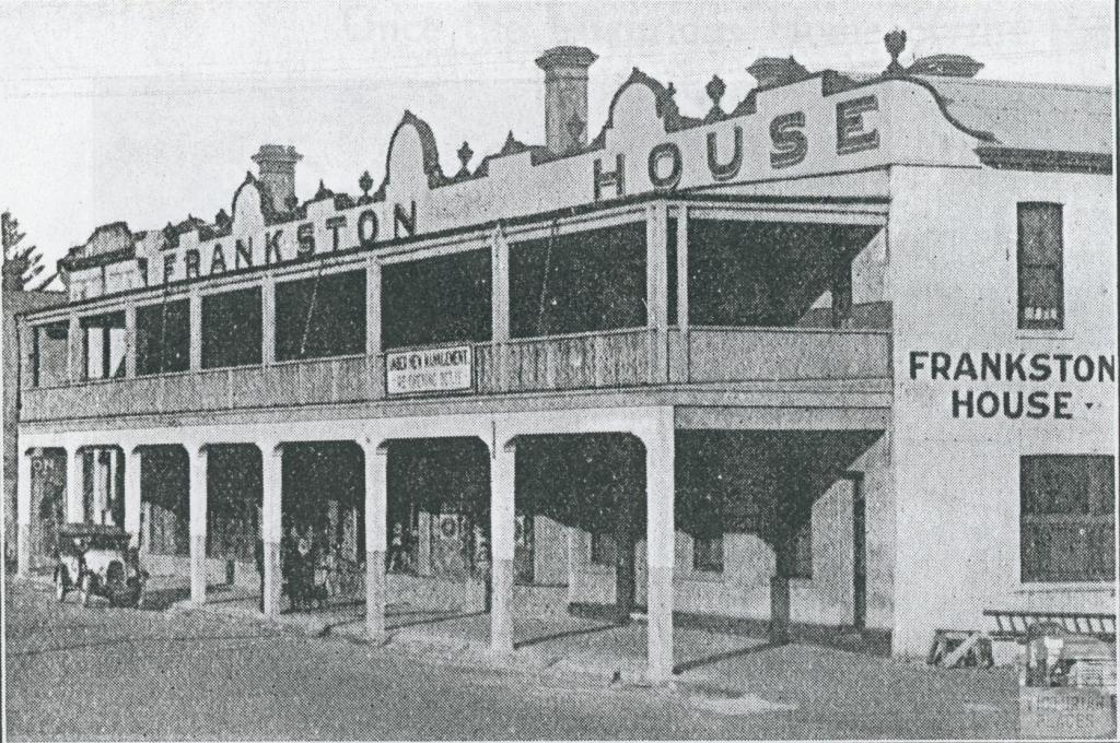 Frankston House, 1931