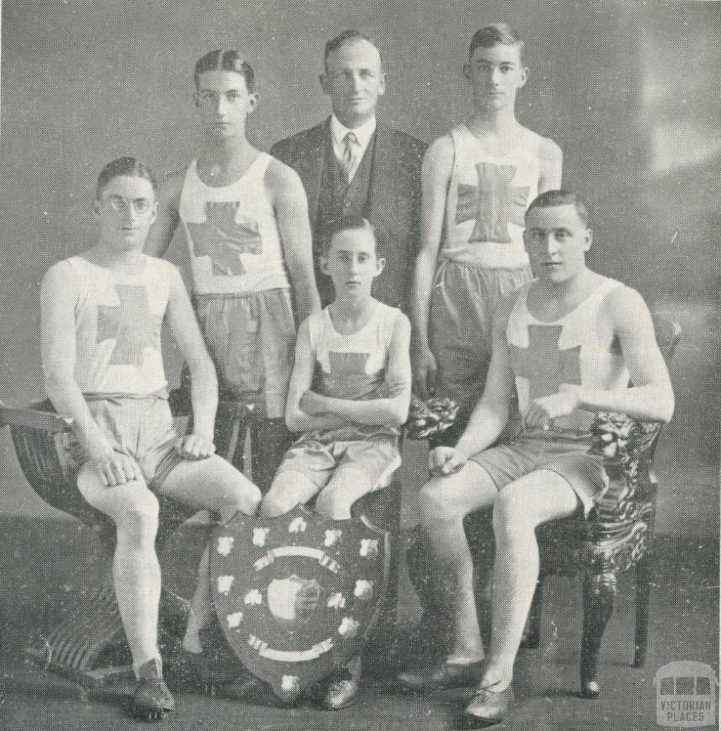 St Joseph's Boys College, Archbishop's Shield, North Melbourne, 1930