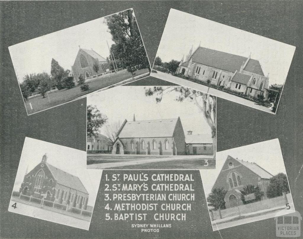 Churches at Sale, 1938