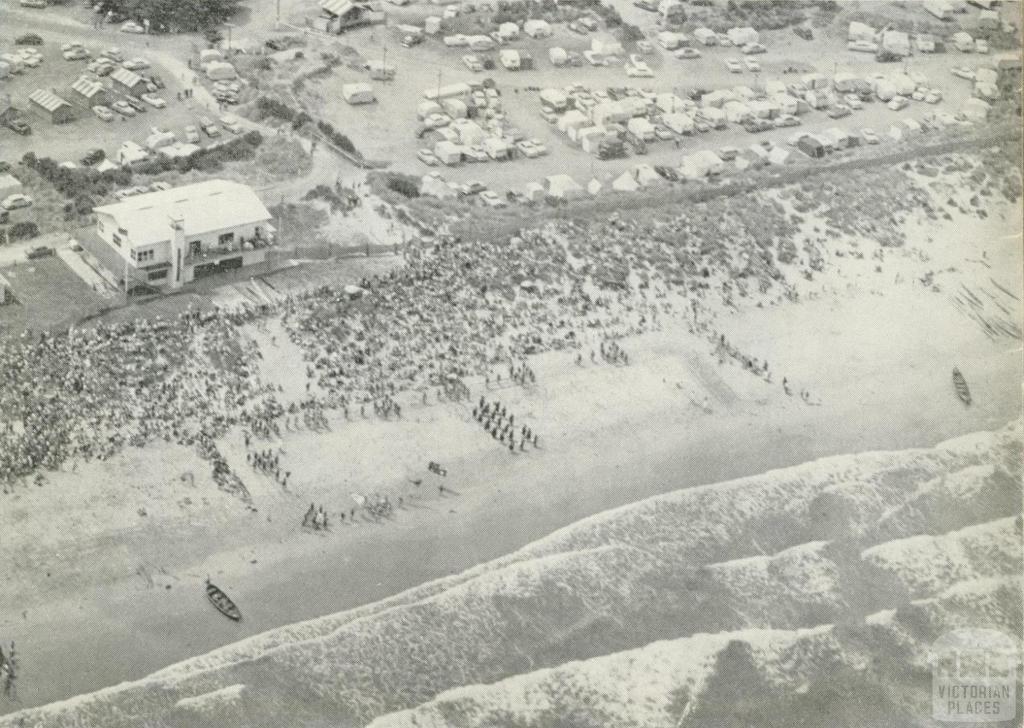 Beach, Warrnambool, c1960