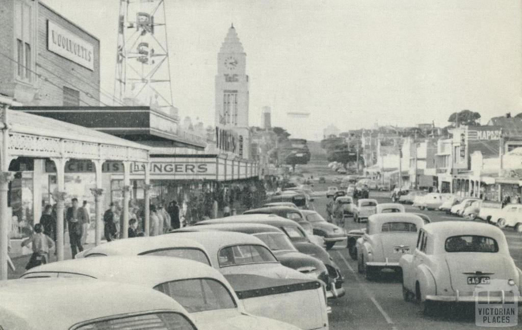 Main Street, Warrnambool, c1960