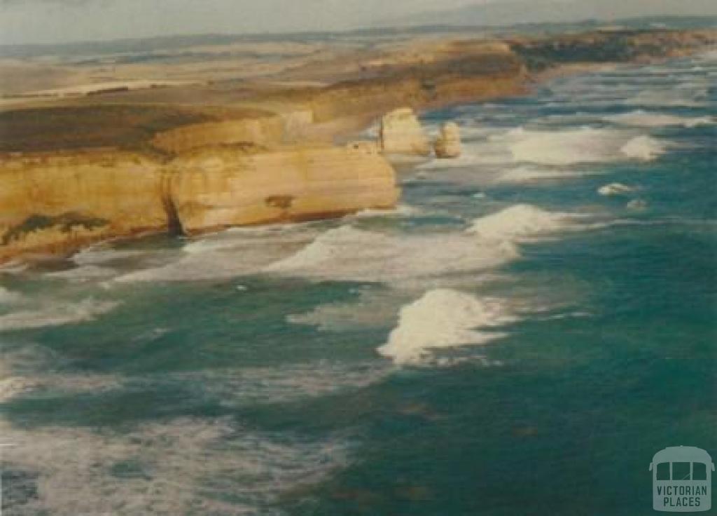 Rugged coastline looking east from Port Campbell