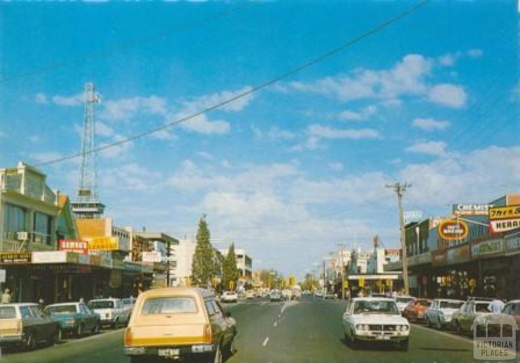 Wyndham Street, Shepparton, the commercial centre of the Goulburn Valley