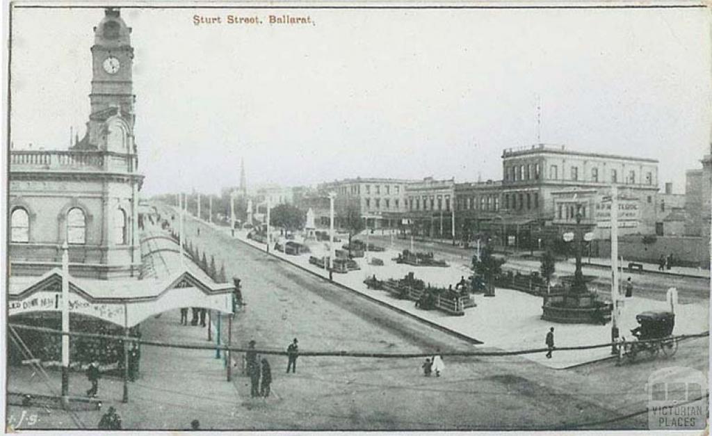 Sturt Street, Ballarat, c1910