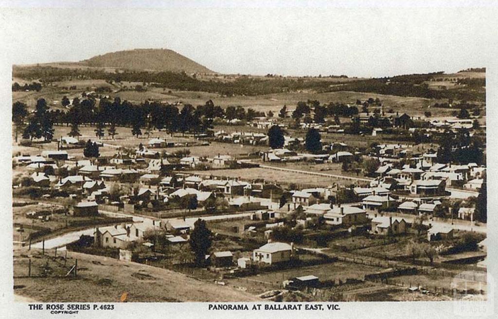 Panorama at Ballarat East near Creswick, c1920