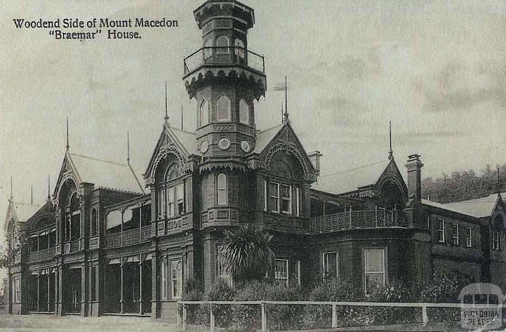 Braemar House, Woodend side of Mount Macedon, c1910