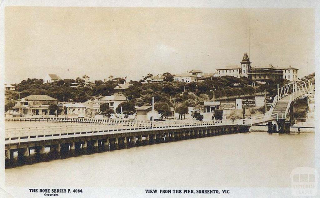 View from the pier, Sorrento, c1920