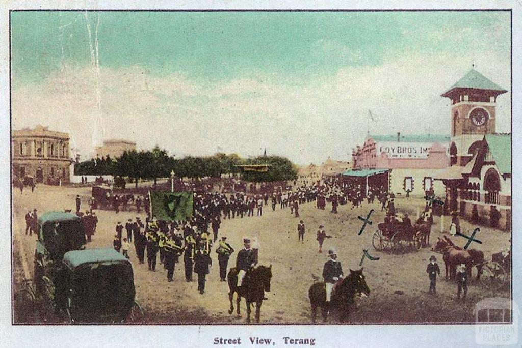 Street view, Terang, 1906