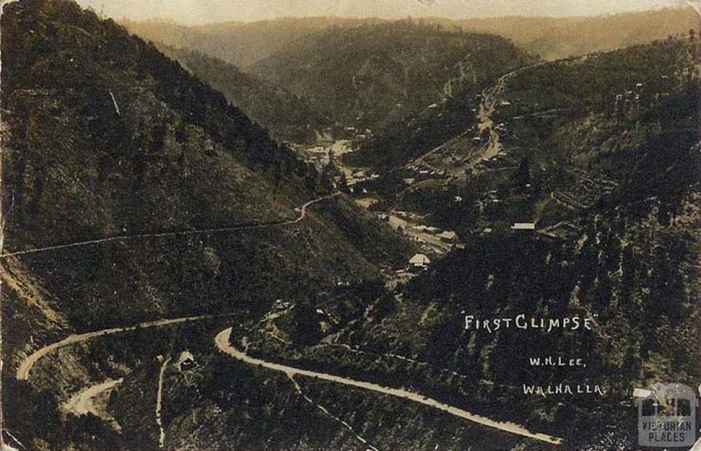 First glimpse, Walhalla, c1908