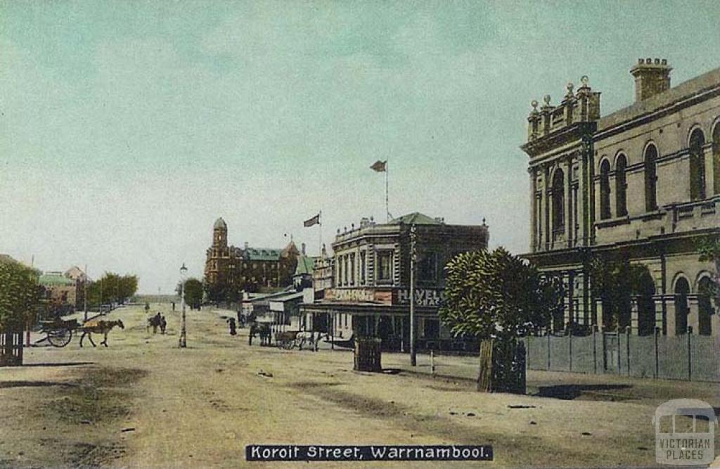 Koroit Street, Warrnambool, c1910