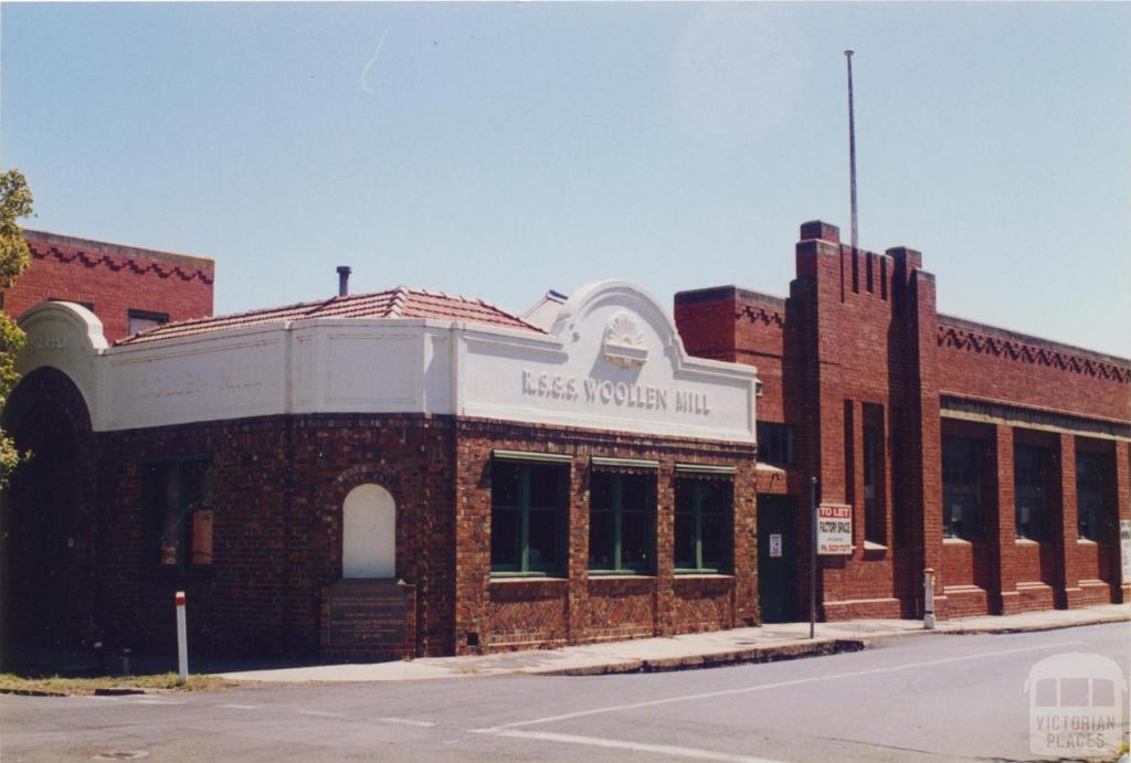 R.S.&.S Woollen Mill, Geelong, 1997